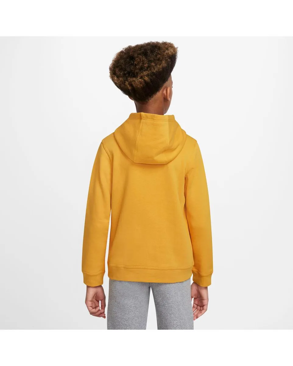 Sweatshirt à capuche manches longues Enfant plus âgé B NSW CLUB PO HOODIE Jaune